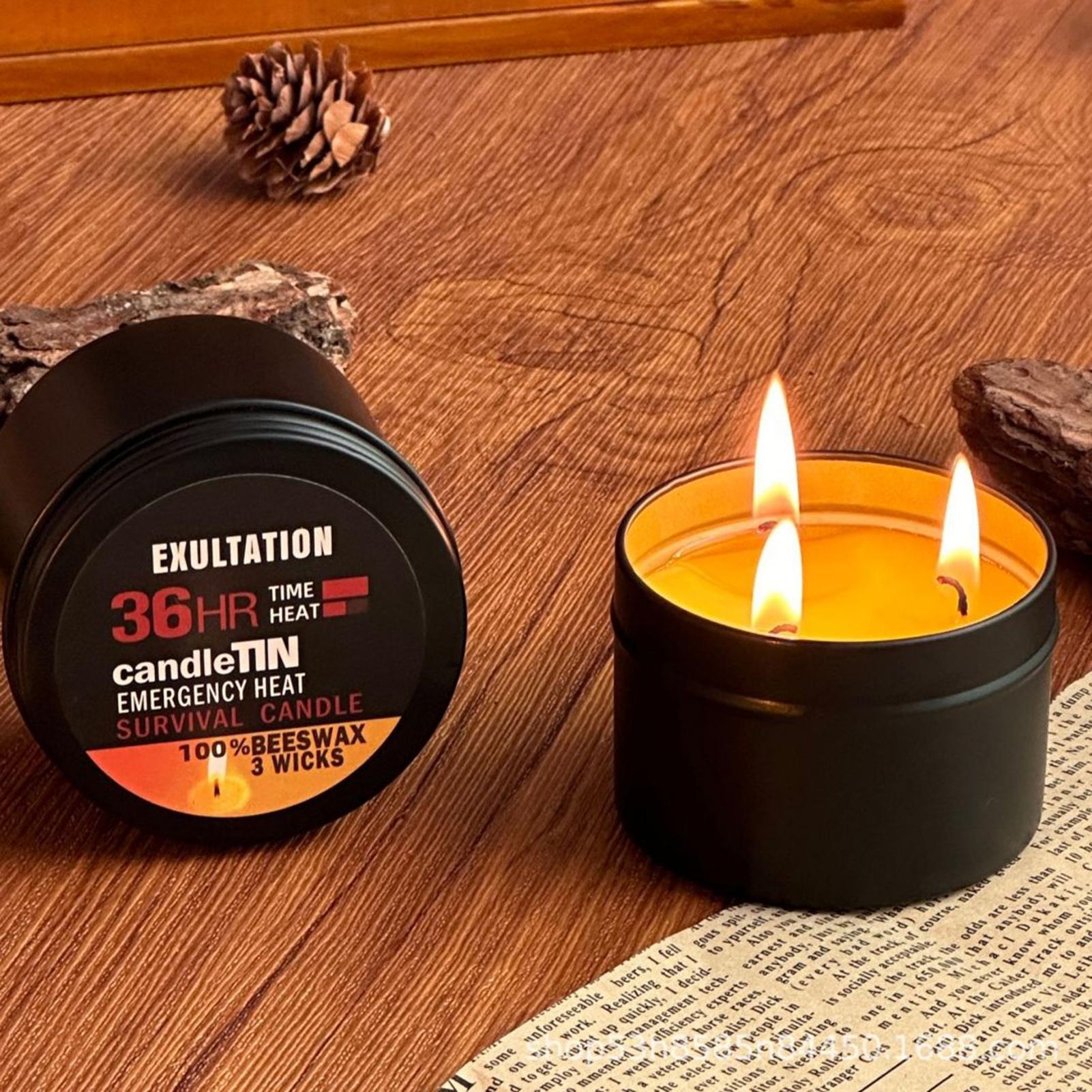Fire Starting Kit - Długotrwałe Świeczki Kempingowe w Słoiku 36