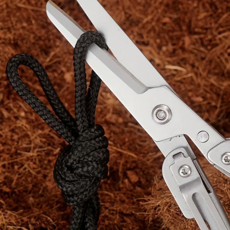 Fishing Kit Compact - Przenośne, wielofunkcyjne, składane nożyczki ze stali