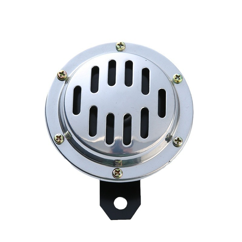 Emergency Whistle Loud - Klakson samochodowy 12V, klakson motocyklowy, chromowany,